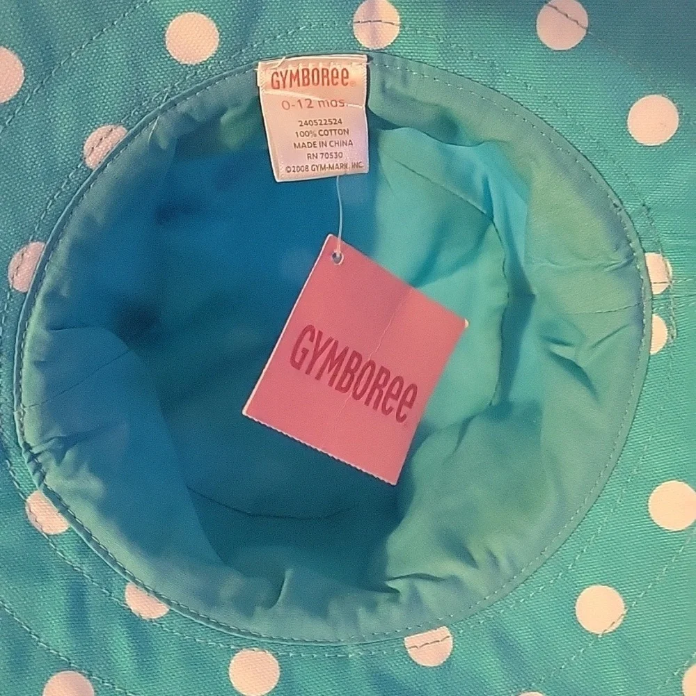 Gymboree Wide Brim Sunhat Age 0 to 9 Months, New